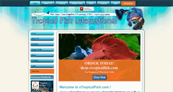 Desktop Screenshot of etropicalfish.com